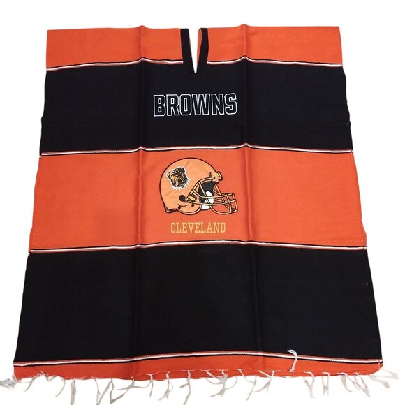 Custom Made Other - Cleveland Browns Custom Made Poncho Zarape